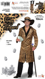Funky Leopard Men's 70's Disco Costume jacket