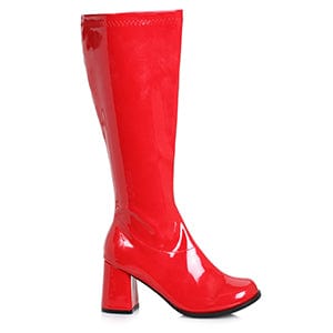 Gogo Boots Wide Calf Fit for Hire Red