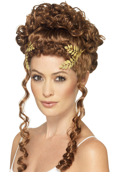 Gold Laurel Leaf Toga Goddess Headband