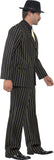 Gold Pin Striped 1920's Gatsby Gangster Mens 20s Costume profile