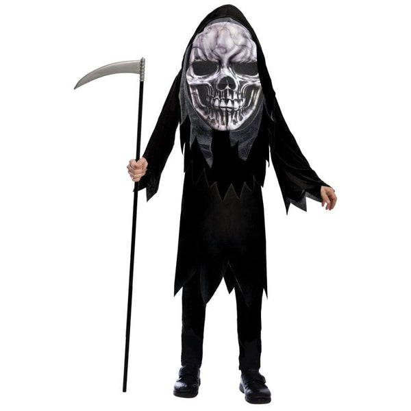 Grim Reaper Big Head Kids Costume