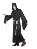 Grim Reaper Black Hooded Halloween Robe side