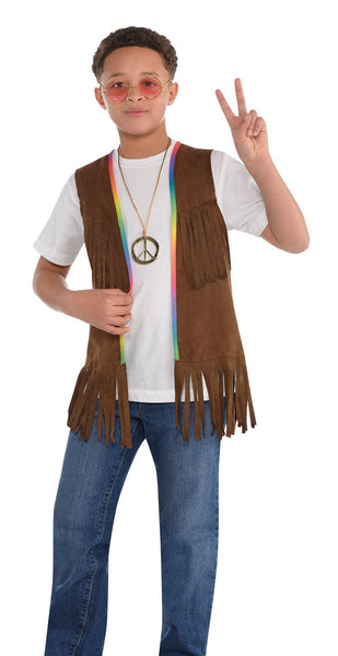 Groovy 60s Children's Fringed Hippie Vest