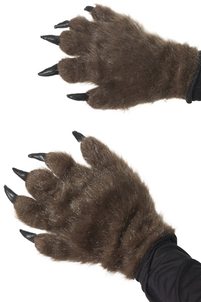 Hairy Halloween Monster Hands Gloves