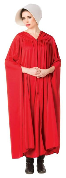 Handmaid's Tail Red Fertility Cloak and White Bonnet Costume