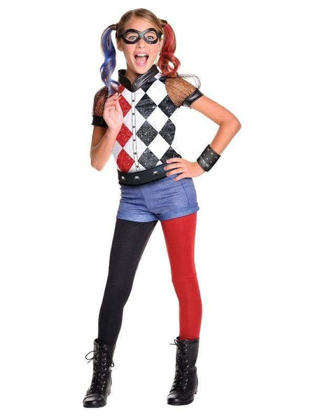 Harley Quinn DC Superhero Deluxe Girls Costume