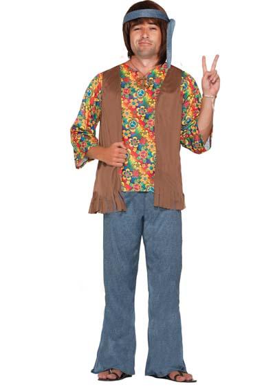 Hippie Dude 60's Costume for Men