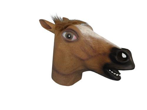 Horse Head Latex Mask