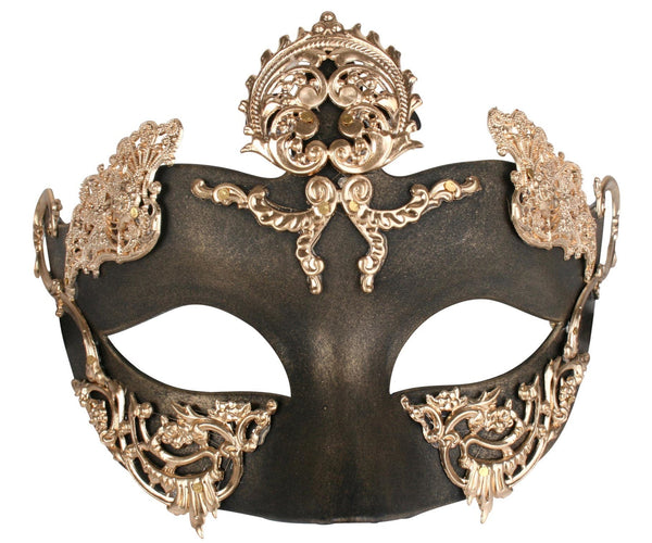 Black and Gold Masquerade Mask