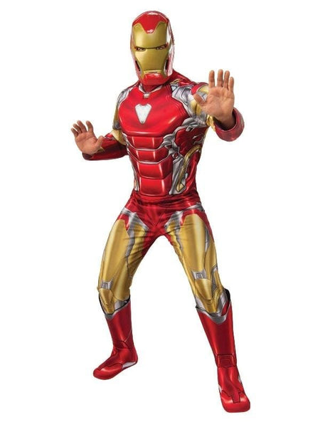 Iron Man Endgame Muscle Chest Adult Marvel Avengers Superhero Costume