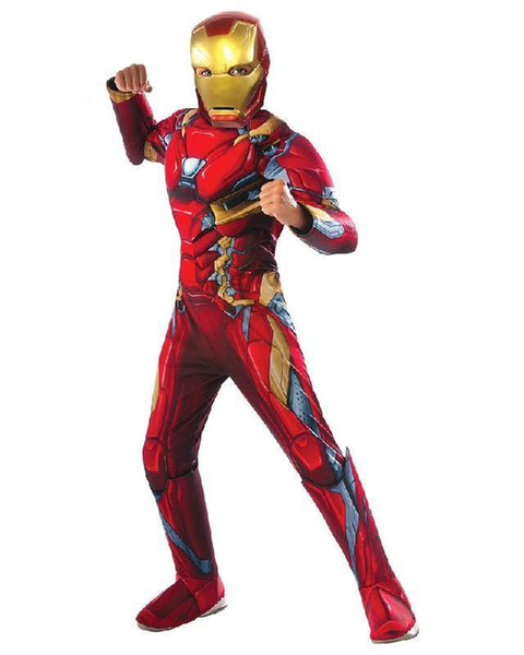 Iron Man Avengers Civil War Marvel Superhero Fancy Dress Children's Costume