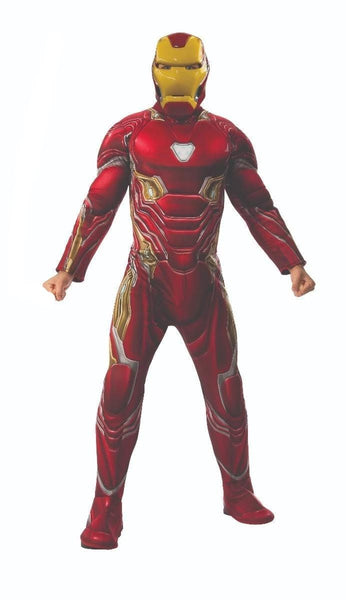 Iron Man Avengers Infinity War Deluxe Marvel Superhero Fancy Dress Adult Costume