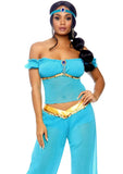 Jasmine Arabian Belly Dancer Genie Princess Womens Costume