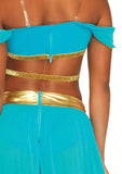 Jasmine Oasis Princess Arabian Sexy Belly Dancer Genie Womens Costume back