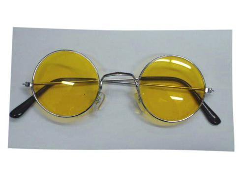 John Lennon Yellow Sunglasses 60's Style Beatles Glasses