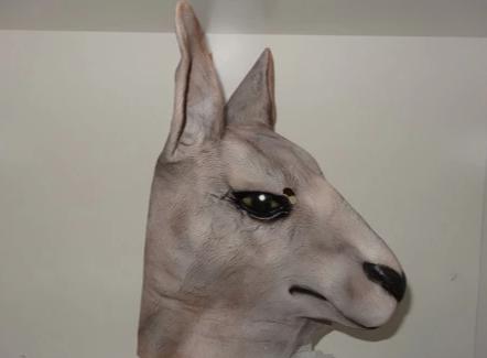 Kangaroo Latex Mask