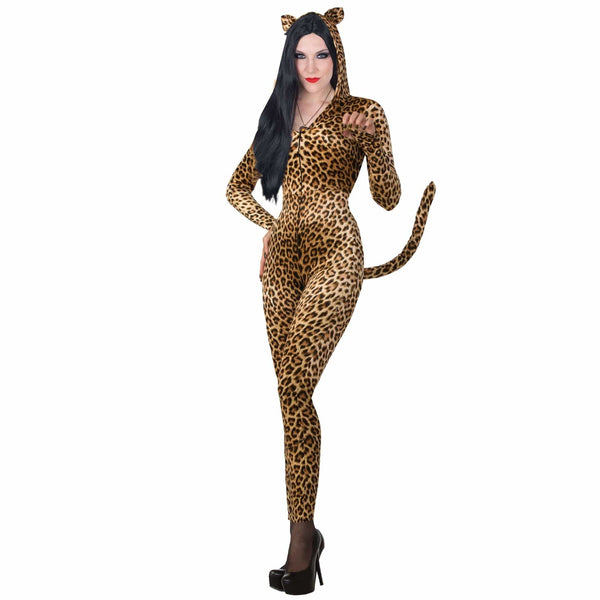 Leopard catsuit for adults