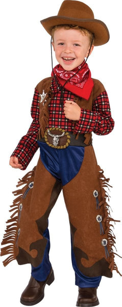 Little Wrangler Deluxe Cowboy Costume for Toddlers and Children