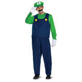 Super Mario Luigi Deluxe Adult Costume
