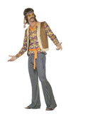 Male 60's Singer Costume Multi-Coloured