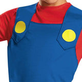 Super Mario Classic Child Costume jumpsuit