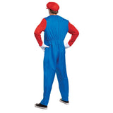 Super Mario Deluxe Adult Costume back