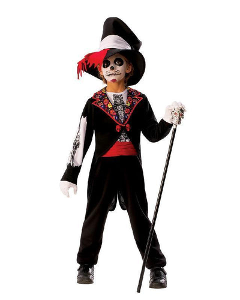 Mexican Day of the Dead Voodoo Soiree Boys Halloween Costume