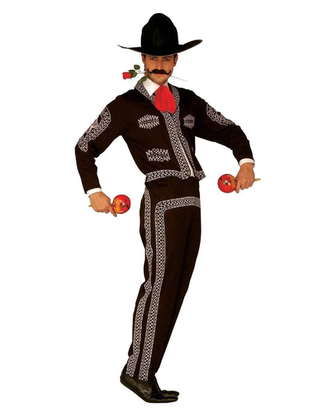 Mexican Mariachi Band Three Amigos Men's Hire Costume