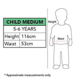 Miles From Tomorrowland Boys Costume size chart
