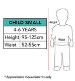 Encanto Mirabel Deluxe Child Costume size chart
