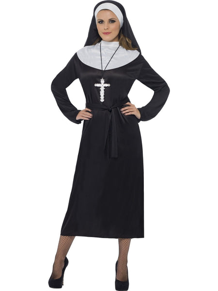 Nun Classic Black and White Women's Nun Costume