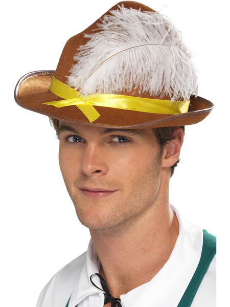 Oktoberfest Brown Alpine Hat
