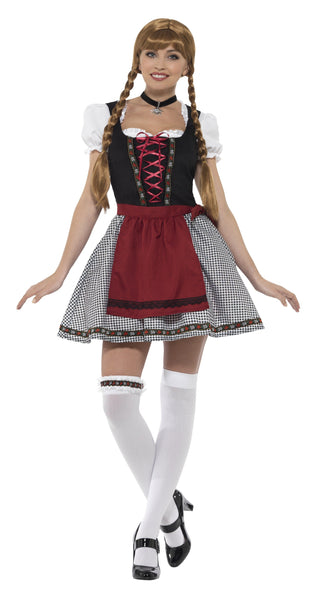 Oktoberfest Flirty Fraulein Bavarian Beer Girl Costume