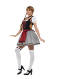 Oktoberfest Flirty Fraulein Bavarian Beer Girl Costume side