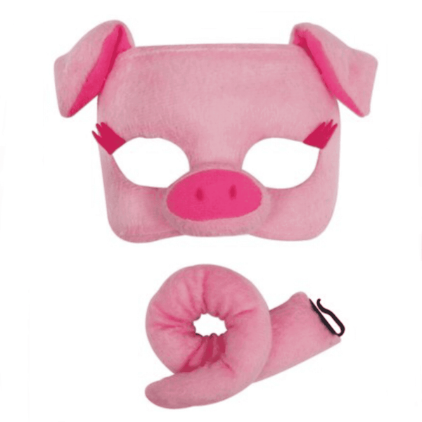 Pig Mask & Tail Children's Book Week Accessory