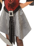 Pirate Crimson Cutthroat Girl's Costume skirt