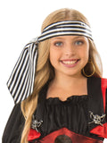 Pirate Crimson Cutthroat Girl's Costume top
