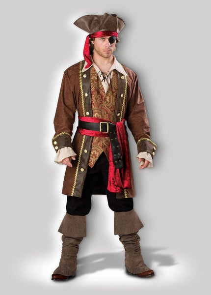 Pirate Captain Skullduggery Mens Hire Costume