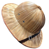 Pith Hat Safari Helmet Natural Palm Leaf