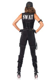Police SWAT Deluxe Womens Costume For Hire back