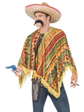 Poncho Mexican Instant Costume Set