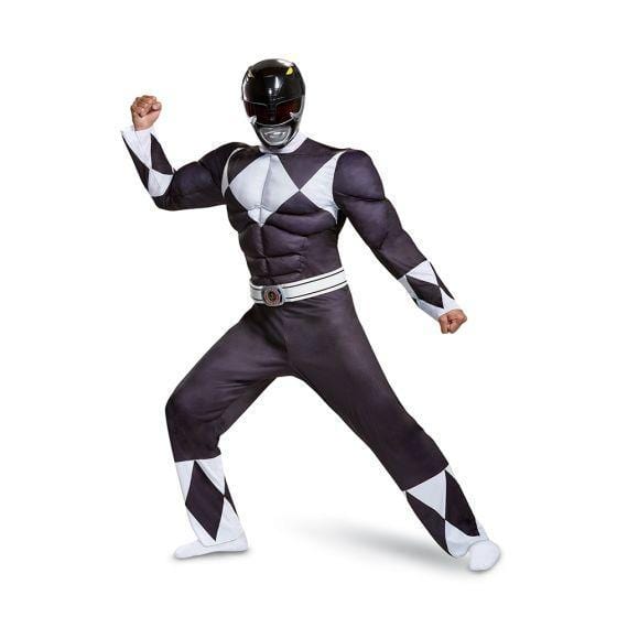 Power Rangers Mighty Morphin Black Ranger Adult Costume