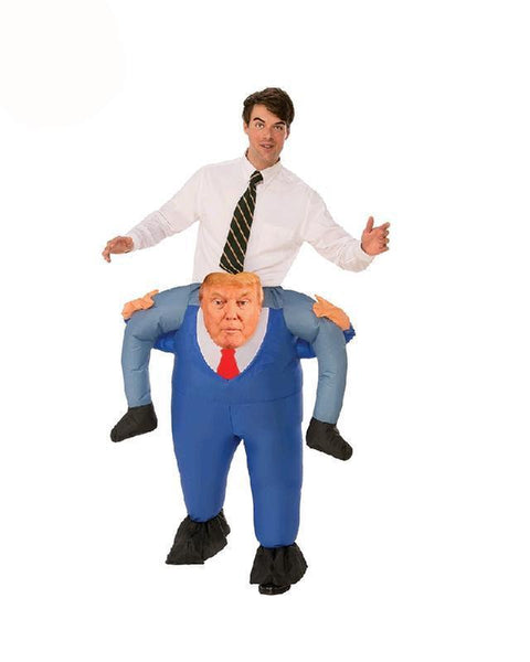 President Donald Trump Inflatable Piggyback Adult Costume