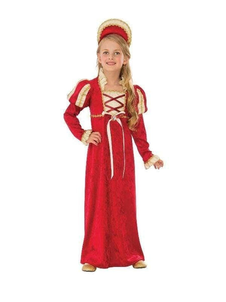 Princess Medieval Girl's Costume