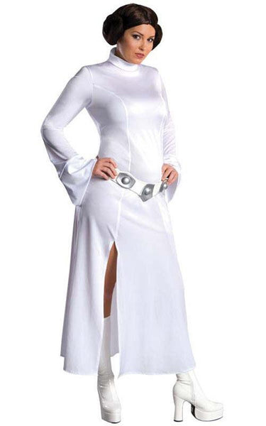 Princess Leia Sexy Adult Plus Size Costume Star Wars Womens Fancy Dress 