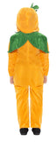 Pumpkin Hooded Jumpsuit Toddler Halloween Costume back