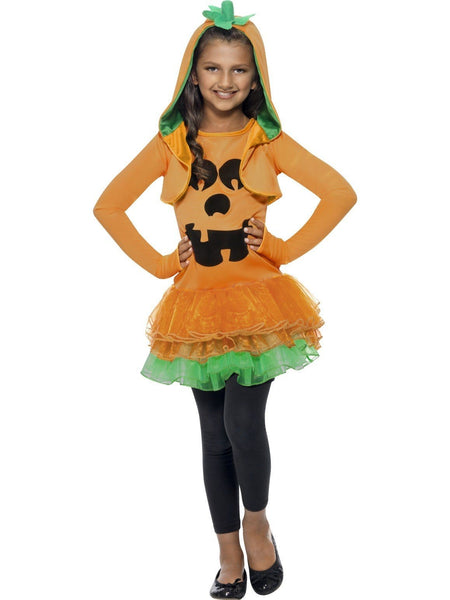 Pumpkin Tutu Dress Girls Halloween Costume