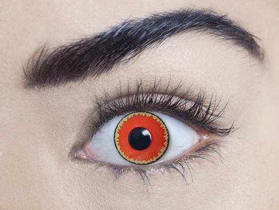 Red Vampire Eyes Halloween Contact Lenses