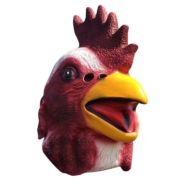 Rooster Full Face Latex Costume Mask