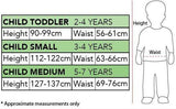 Rubie's Kids' Size Chart